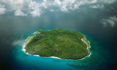 aerial view fregate island private